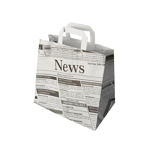 25cm newsprint carrier bag