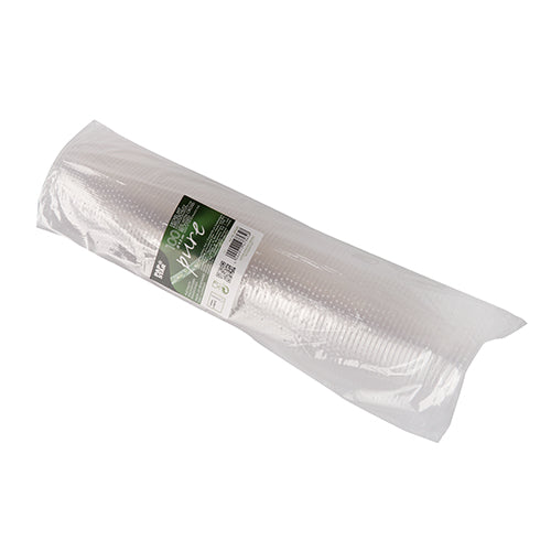 Cross Recessed Lid, Crystal Clear - 2000 units