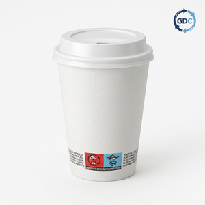 White Paper Coffee Cups, 1,000 per box
