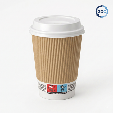 Ripple Wall Coffee Cups - 500 per box