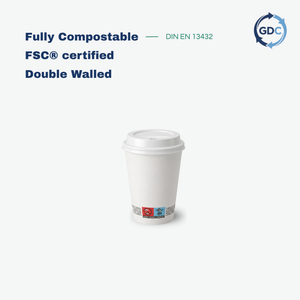 White Paper Coffee Cups, 1,000 per box