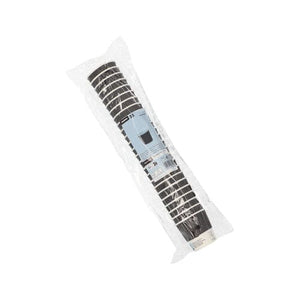 Bio-Degradable Ribbed Black Coffee Cups, 500 per box