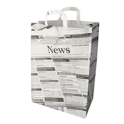 42cm carrier bags newsprint 