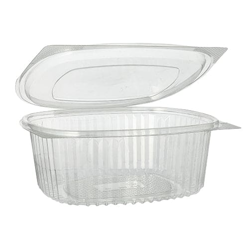 400 1000ml Clear Salad Bowl with Lid, 6.6cm x 15.8cm