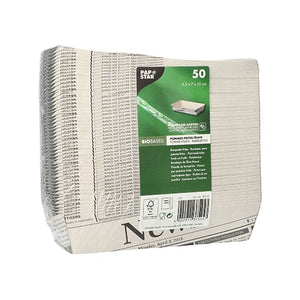 Medium Food Tray "Newsprint" - 600 units