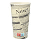 500ml paper cup "newsprint"