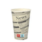 300ml Paper cup "Newsprint"