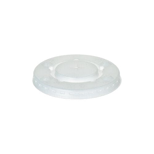 1,800 Polystyrene Lids fits (4-500ml), Ø9cm Clear