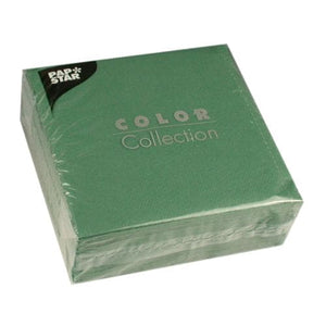 1,200 Dark Green Napkins, 33cm x 33cm