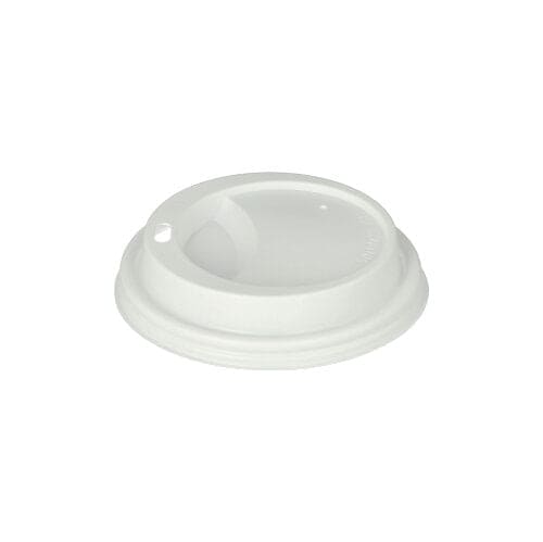 1,000 Disposable Coffee Cup Lids, Ø9cm White