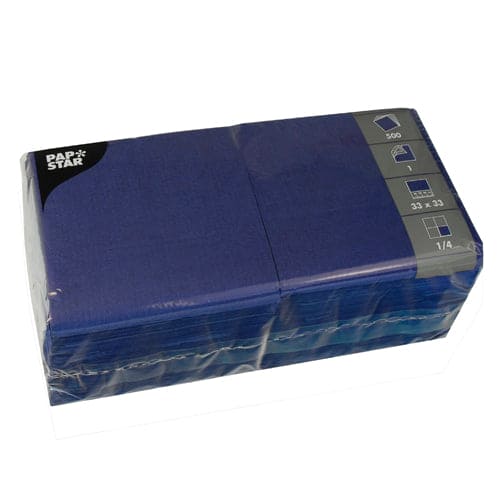 Dark Blue Napkins (10 packs x 500 pieces)