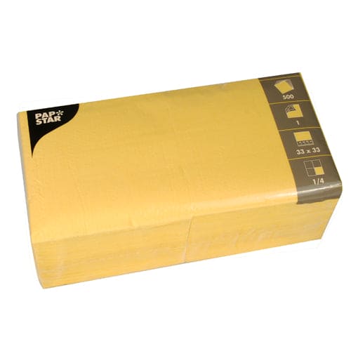 5,000 Yellow Napkin, 33cm x 33cm