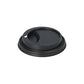 1000 Black Dome Lids (Diameter 9cm)