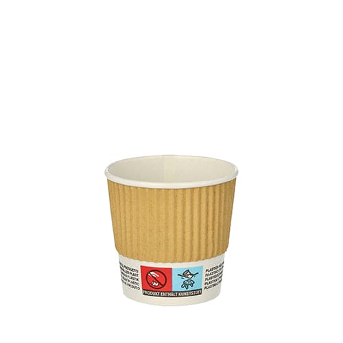 500 Ripple Wall Coffee Cup 6 cm x 6 cm