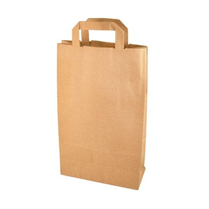 400 36cm Brown Carrier Bag With Handle, 36cm x 22cm