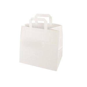400 25cm Brown Carrier Bag With Handles, 25cm x 26cm