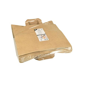 400 27cm Brown Carrier Bag With Handles, 27cm x 32cm