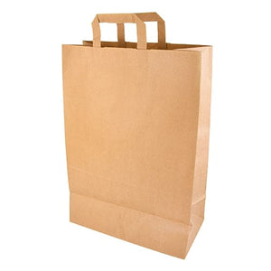 200 44cm Brown Carrier bag With Handle, 44cm x 32cm