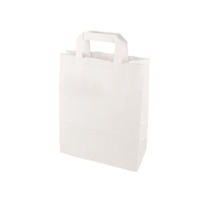 400 28cm Brown Carrier Bag With Handles, 28cm x 22cm