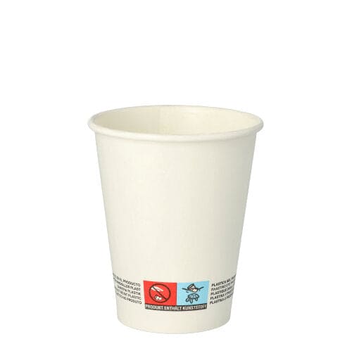 1,000 Hot Drink Cup 8 cm · 9,2 cm, 0.2L Ø8cm White