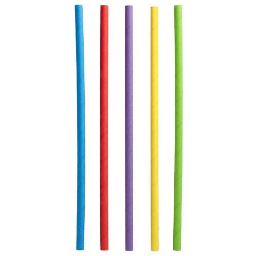 coloured paper straws 