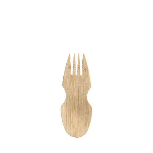 1,000 Finger Food Spork, 8.5cm Nature