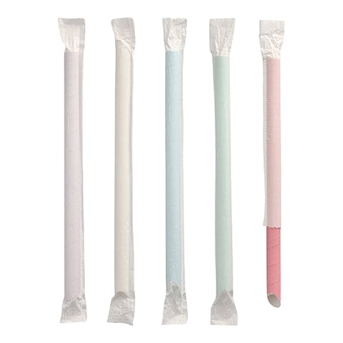 Individually bubble tea straw 