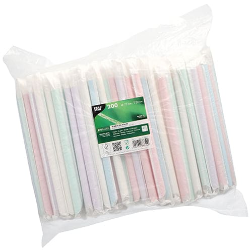 1200 Individually Wrapped Bubble Tea Straws