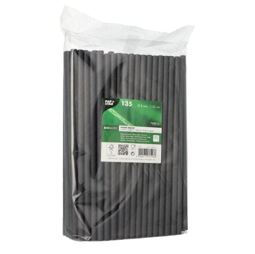 6750 Black Paper Straws