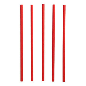 red paper straw 