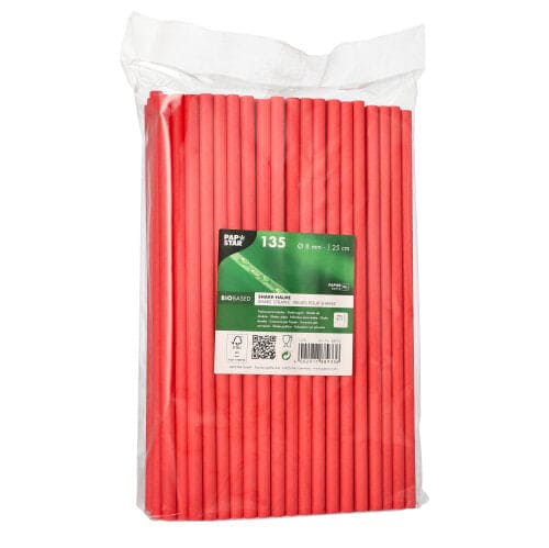 6750 Red Paper Straws