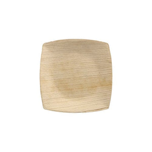 100 Palm Leaf Plates, 26cm x 26cm Nature